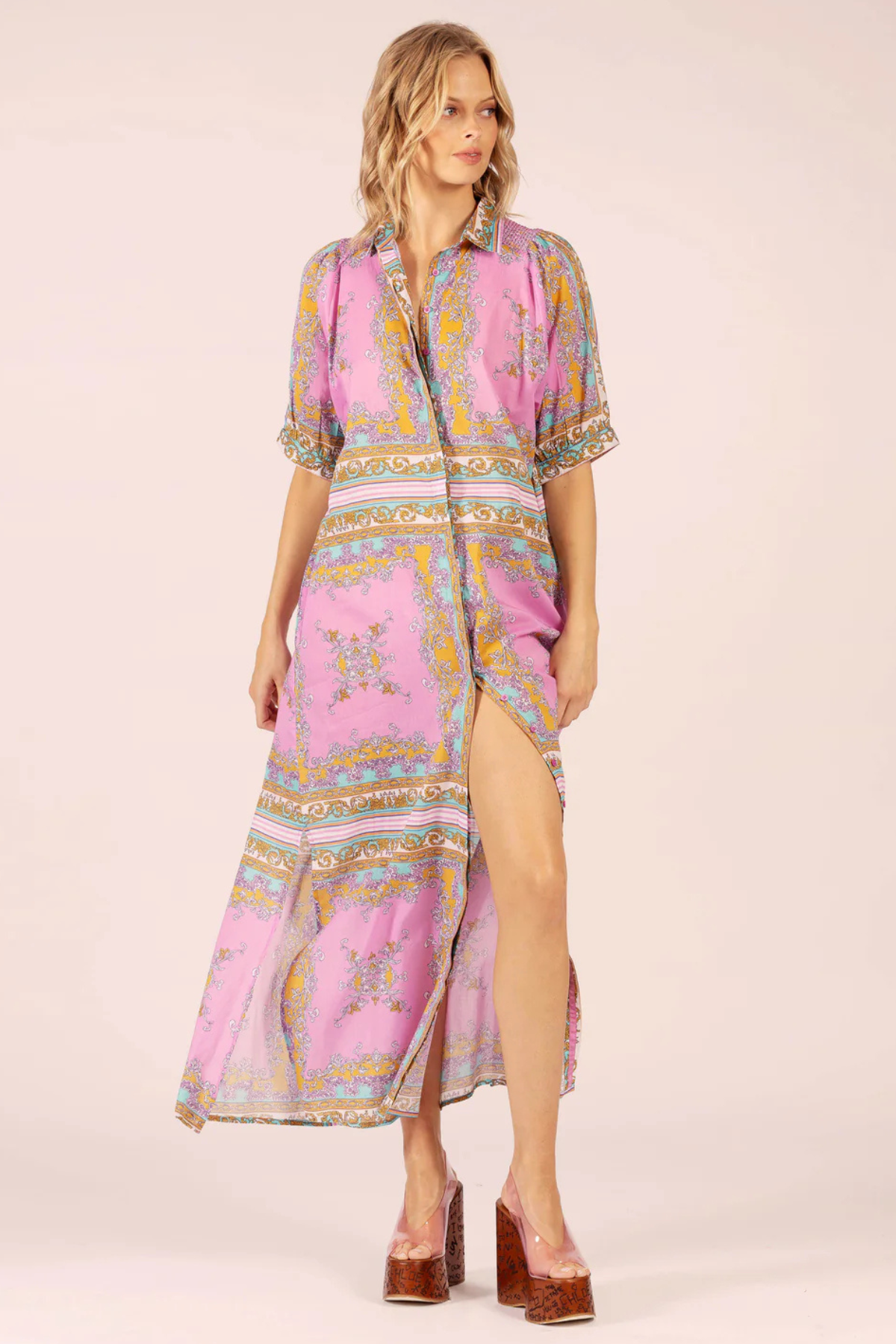 Stevie Aria Maxi Dress Pink