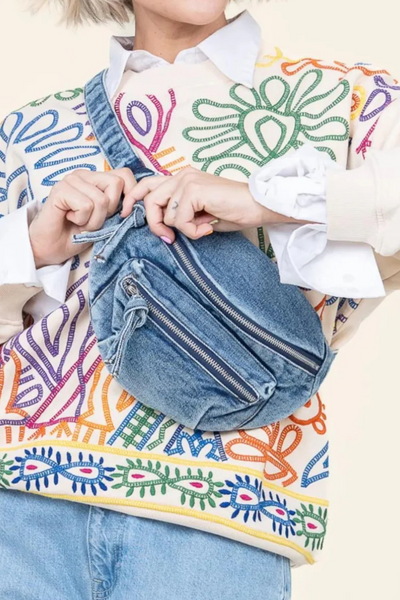 Holly Belt Bag Washed Denim