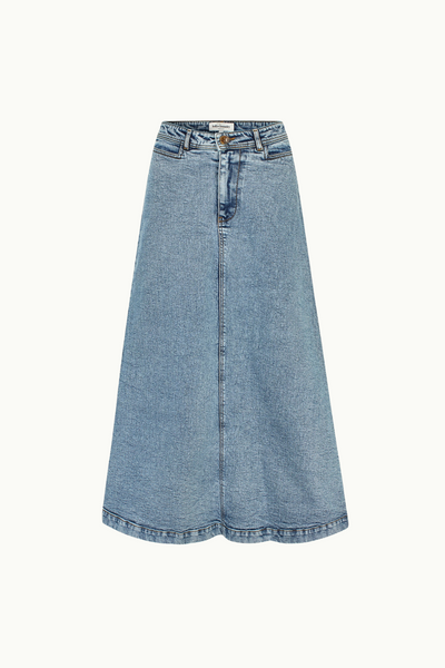 Luna Denim Maxi Skirt