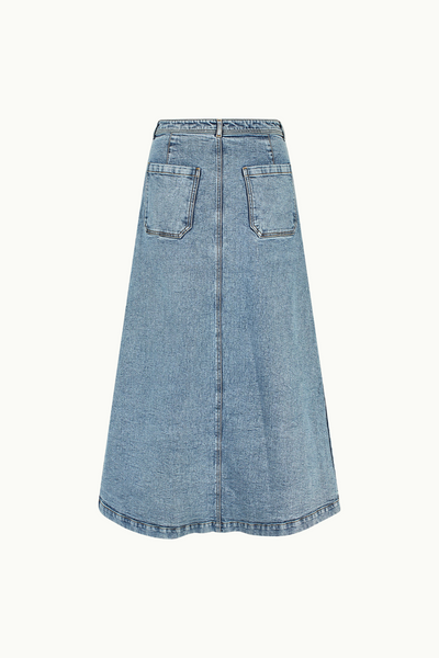 Luna Denim Maxi Skirt