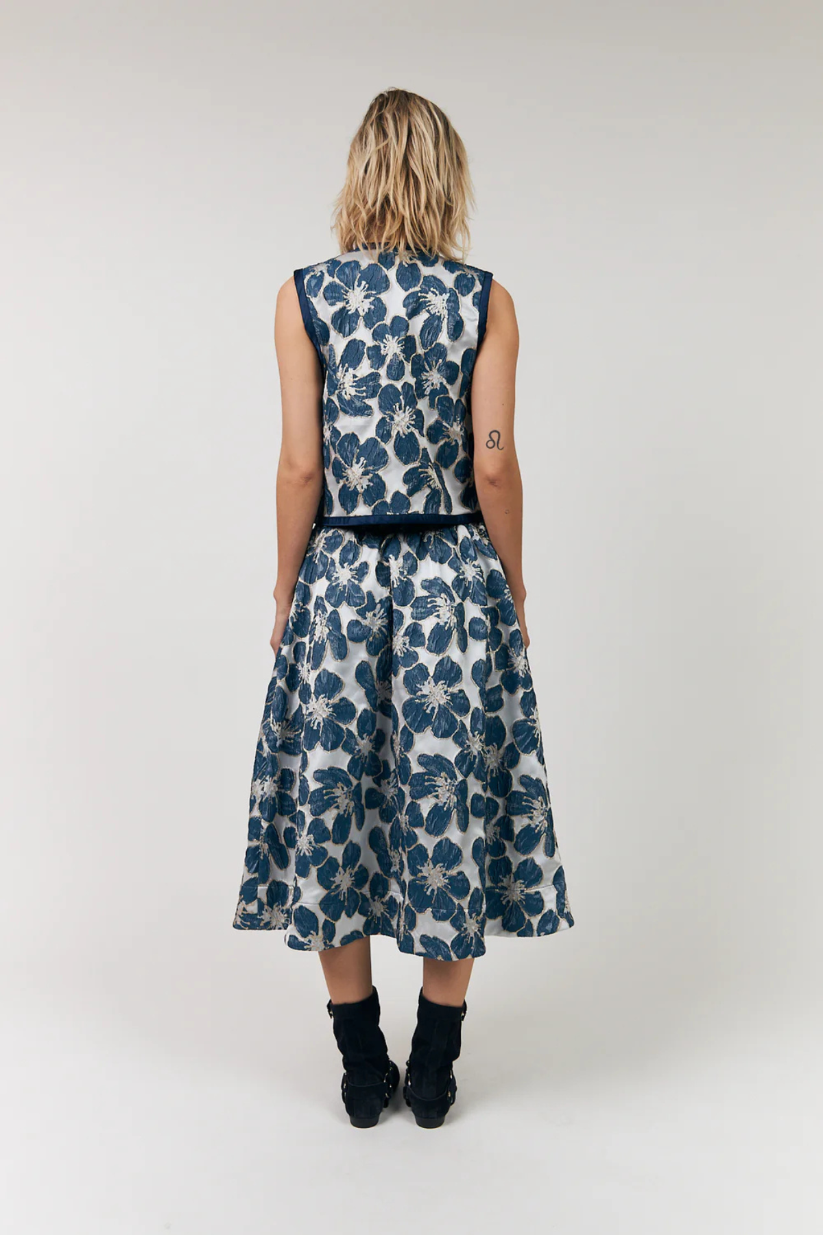 Bristol Midi Skirt Blue