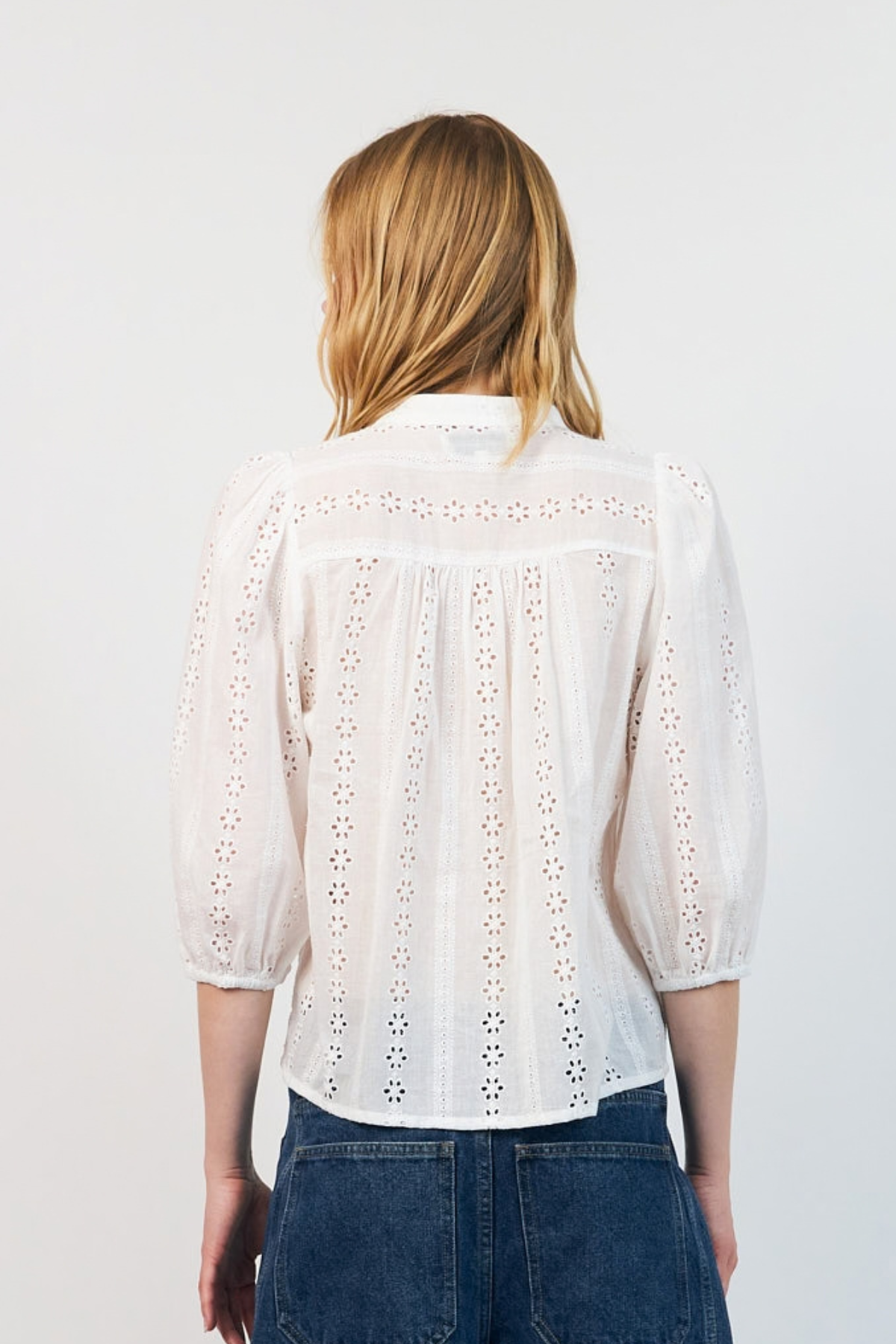 June Blouse White