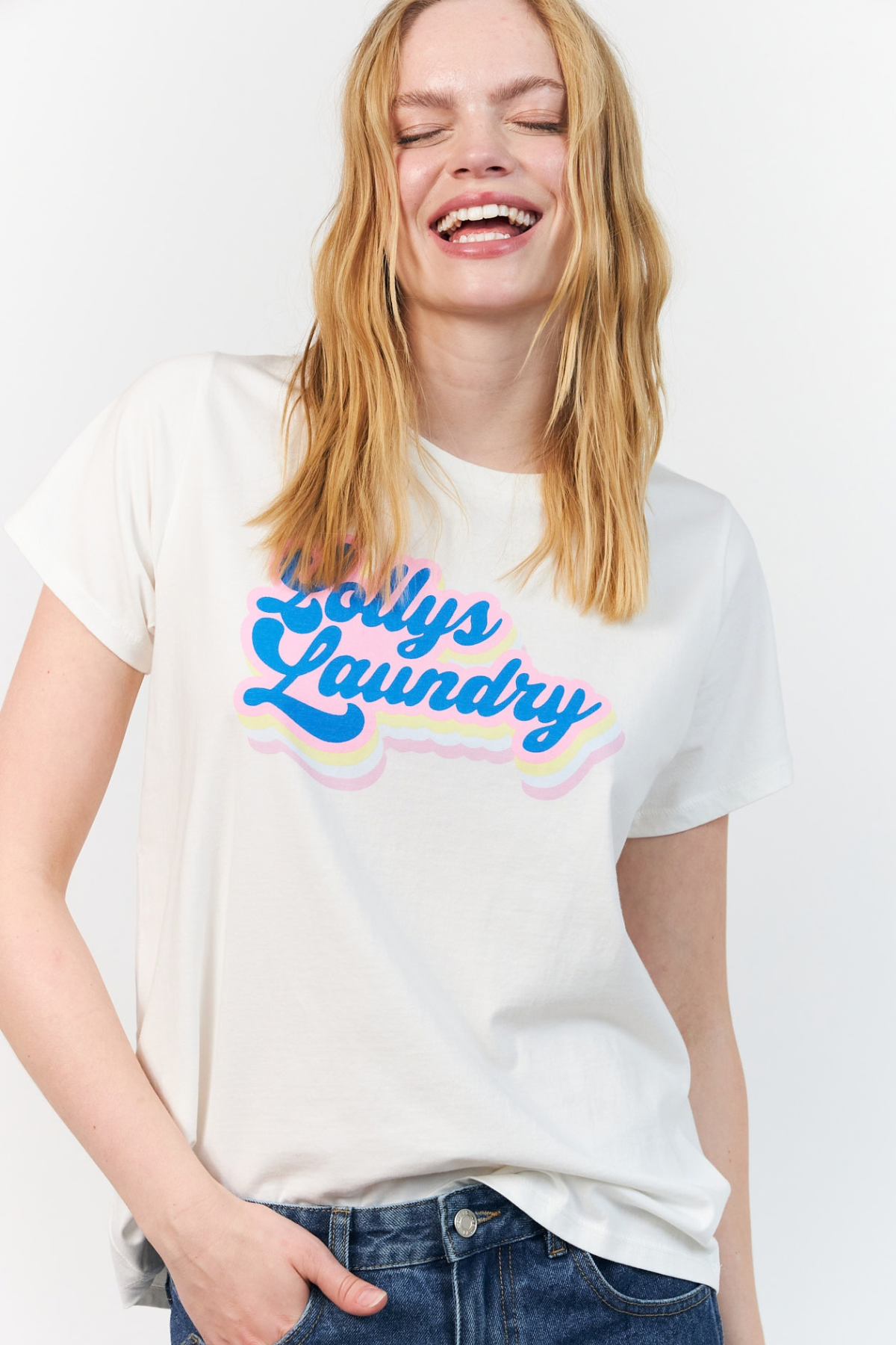 Roma Cloud Tee White