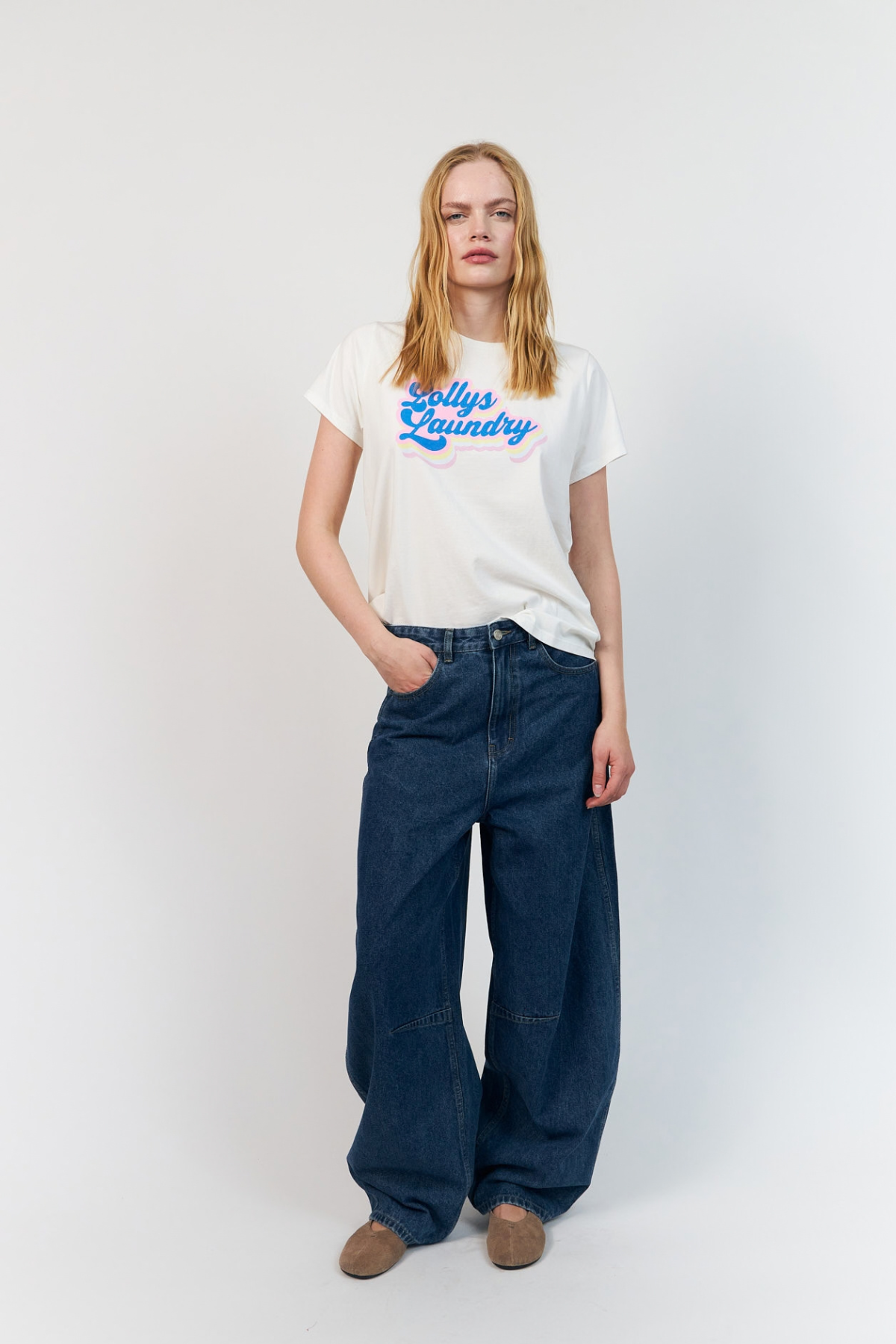Roma Cloud Tee White