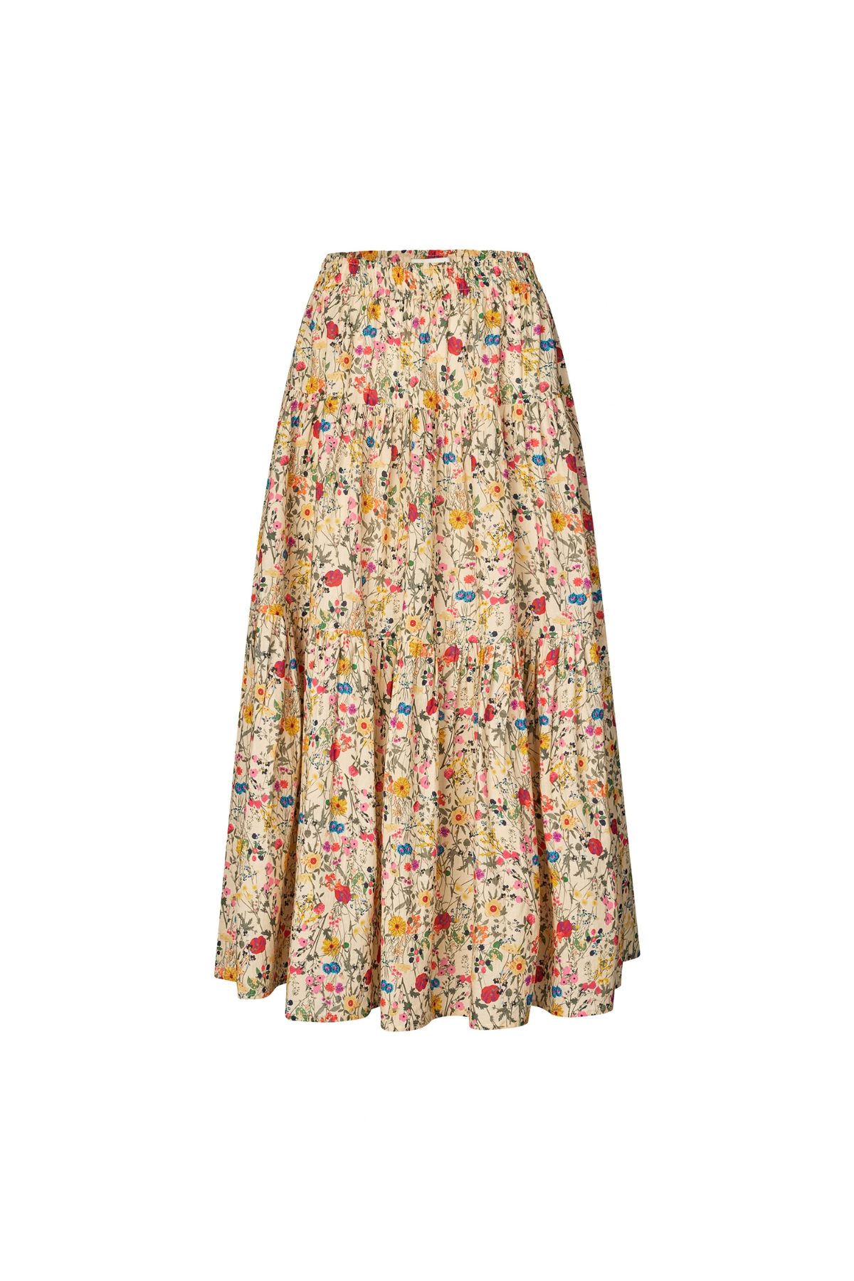 Sunset Maxi Skirt Flower Print