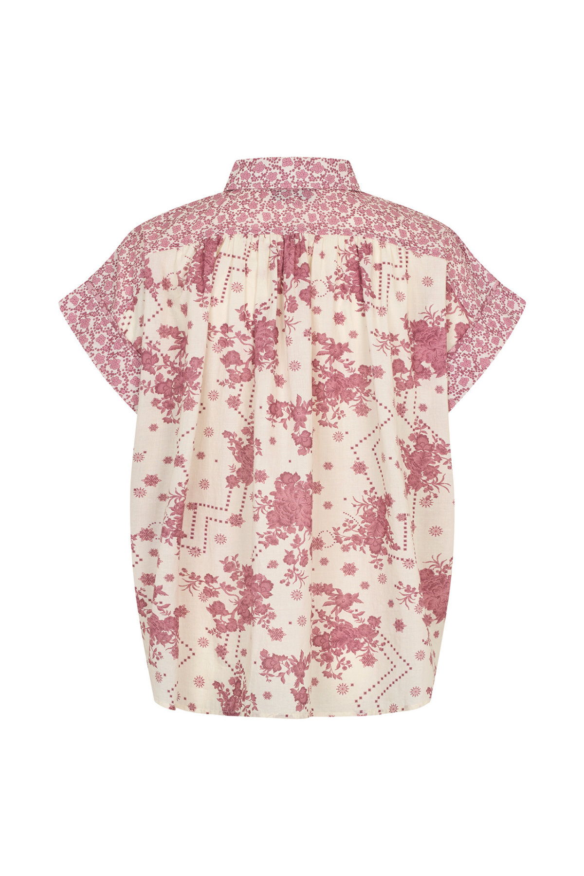Badal Blouse Pink Floral
