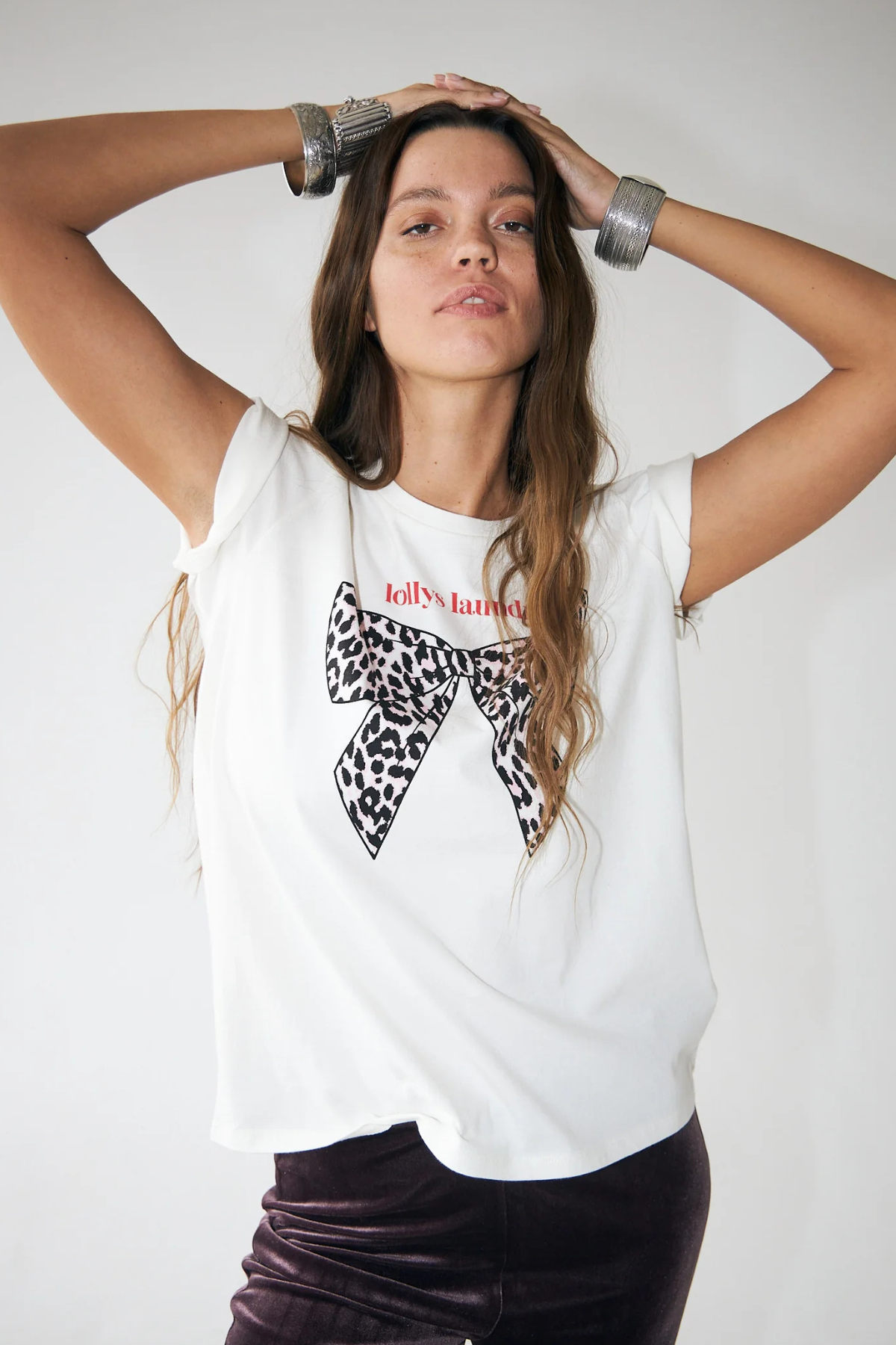 Roma Tee Leopard Bow