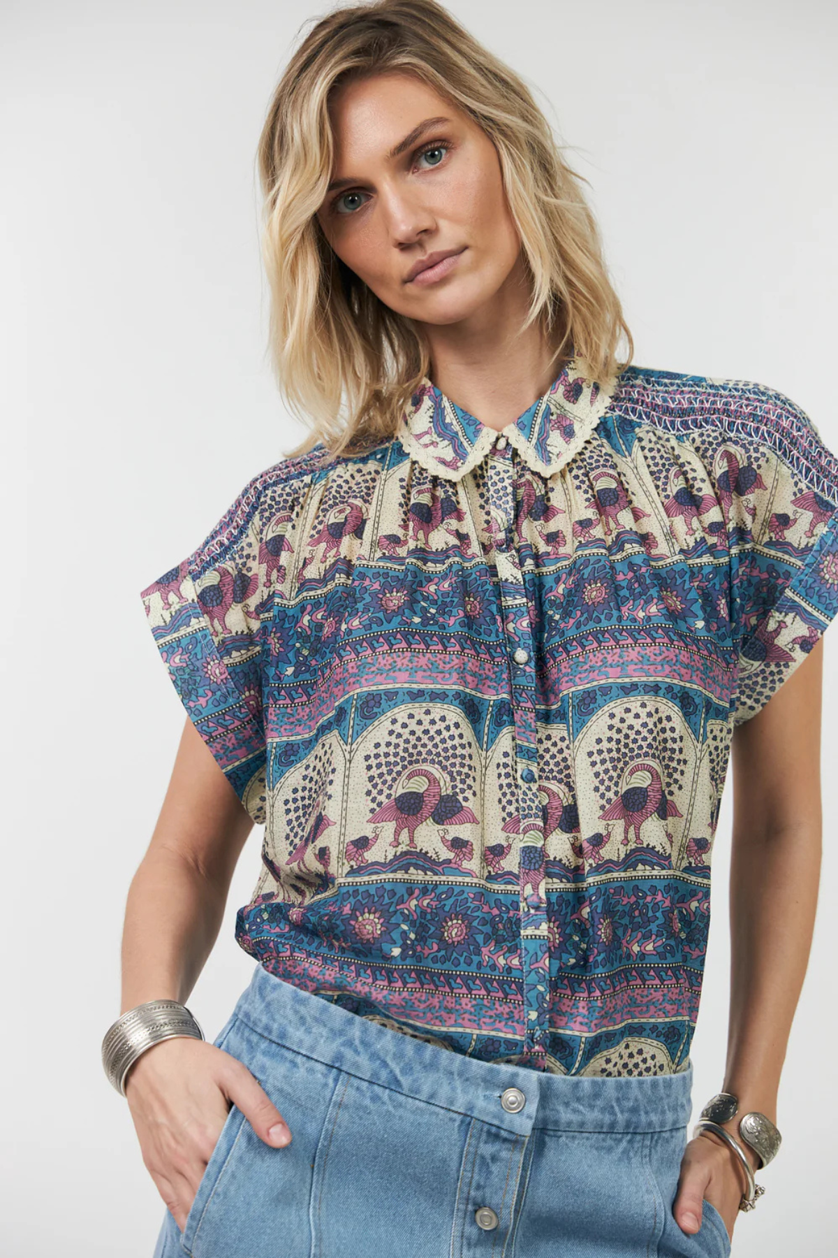 Badal Blouse Blue