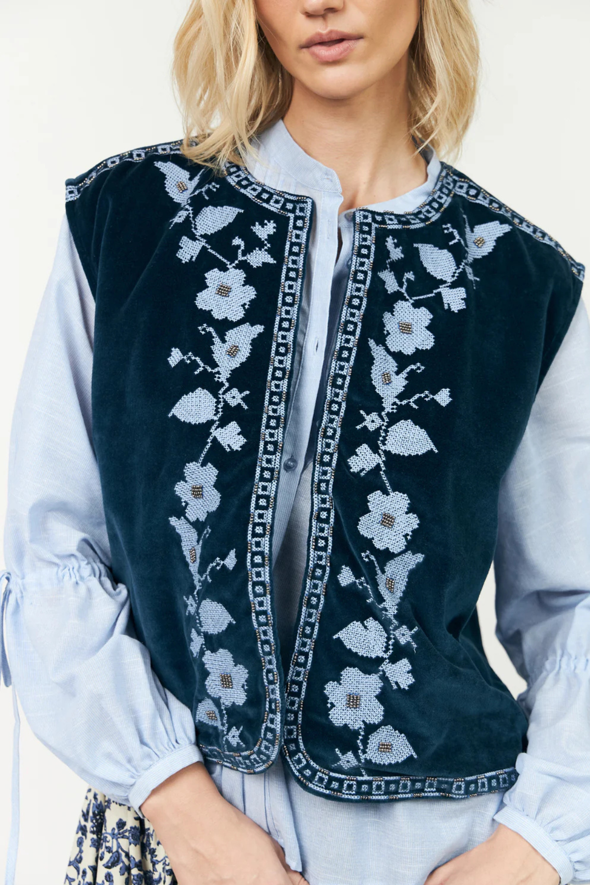 Bin Vest Blue