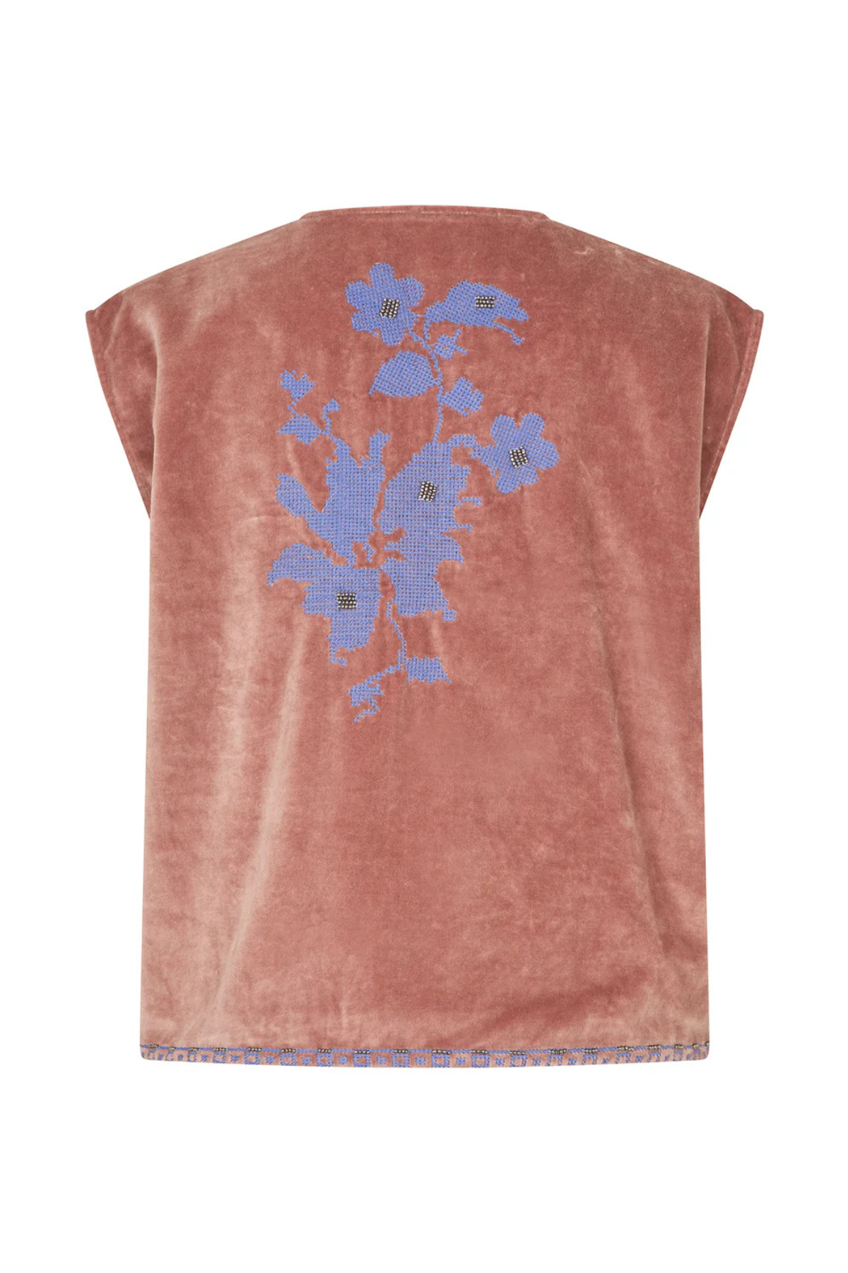 Bin Vest Dusty Rose