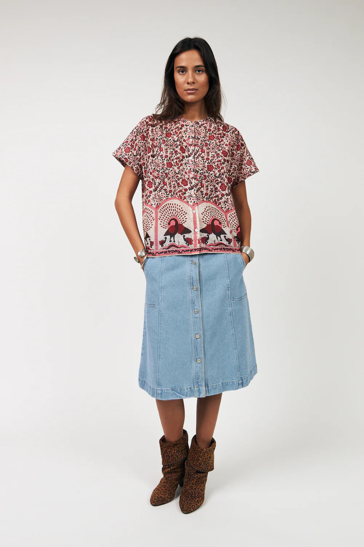Mya Blouse Red