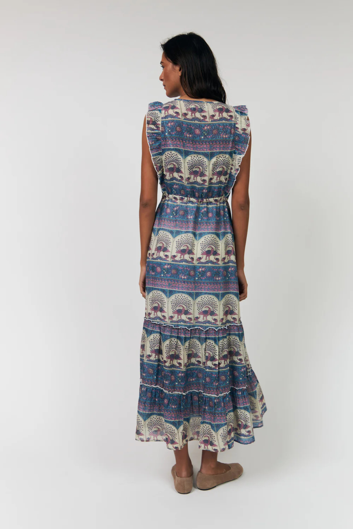 Samo Midi Dress Blue