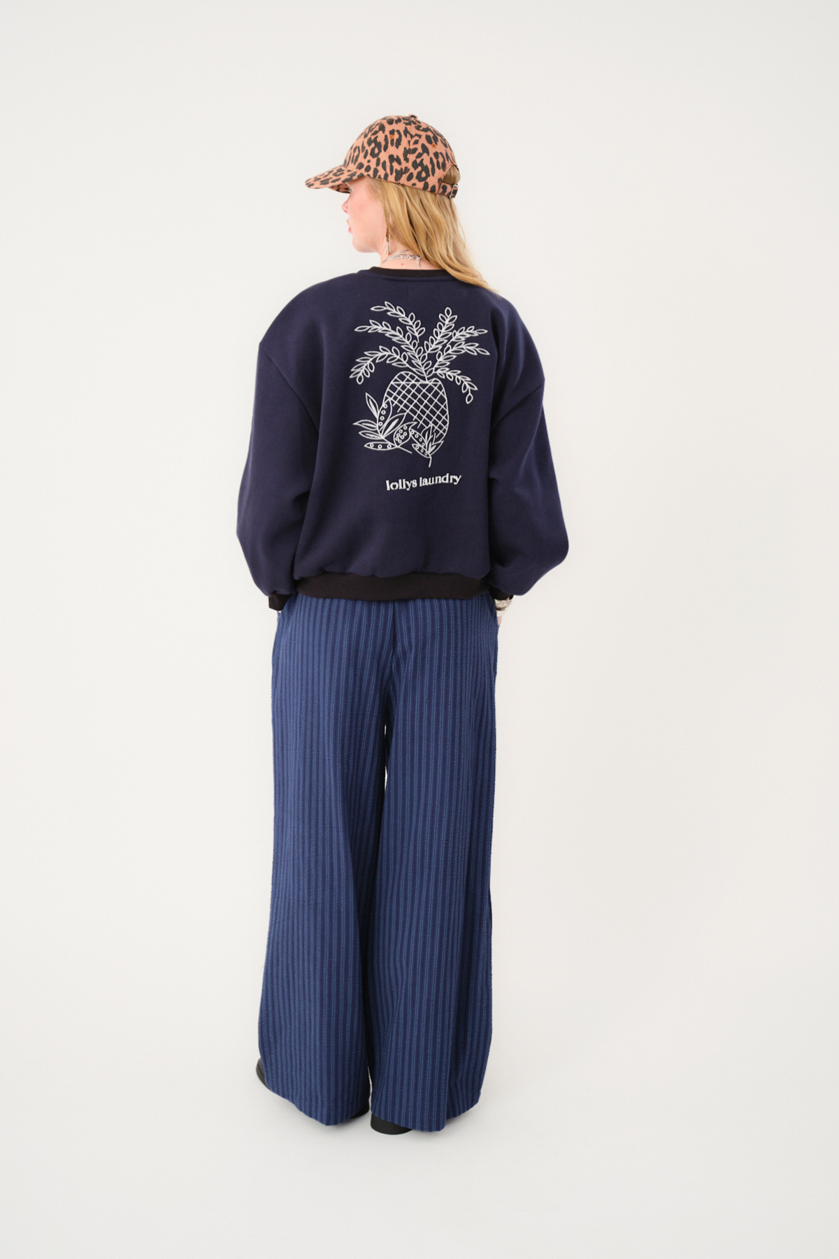 Sydney Pineapple Sweatshirt Dark Blue