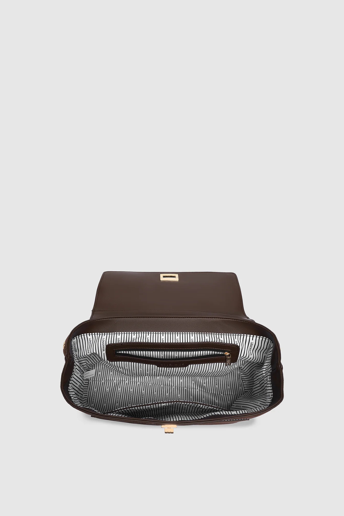 Arden Suedette Shoulder Bag Chocolate