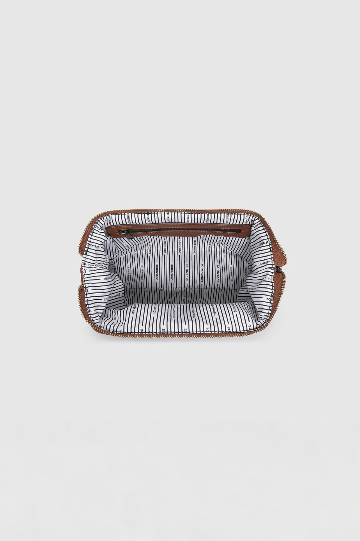 Albie Cosmetic Case Saddle Cognac