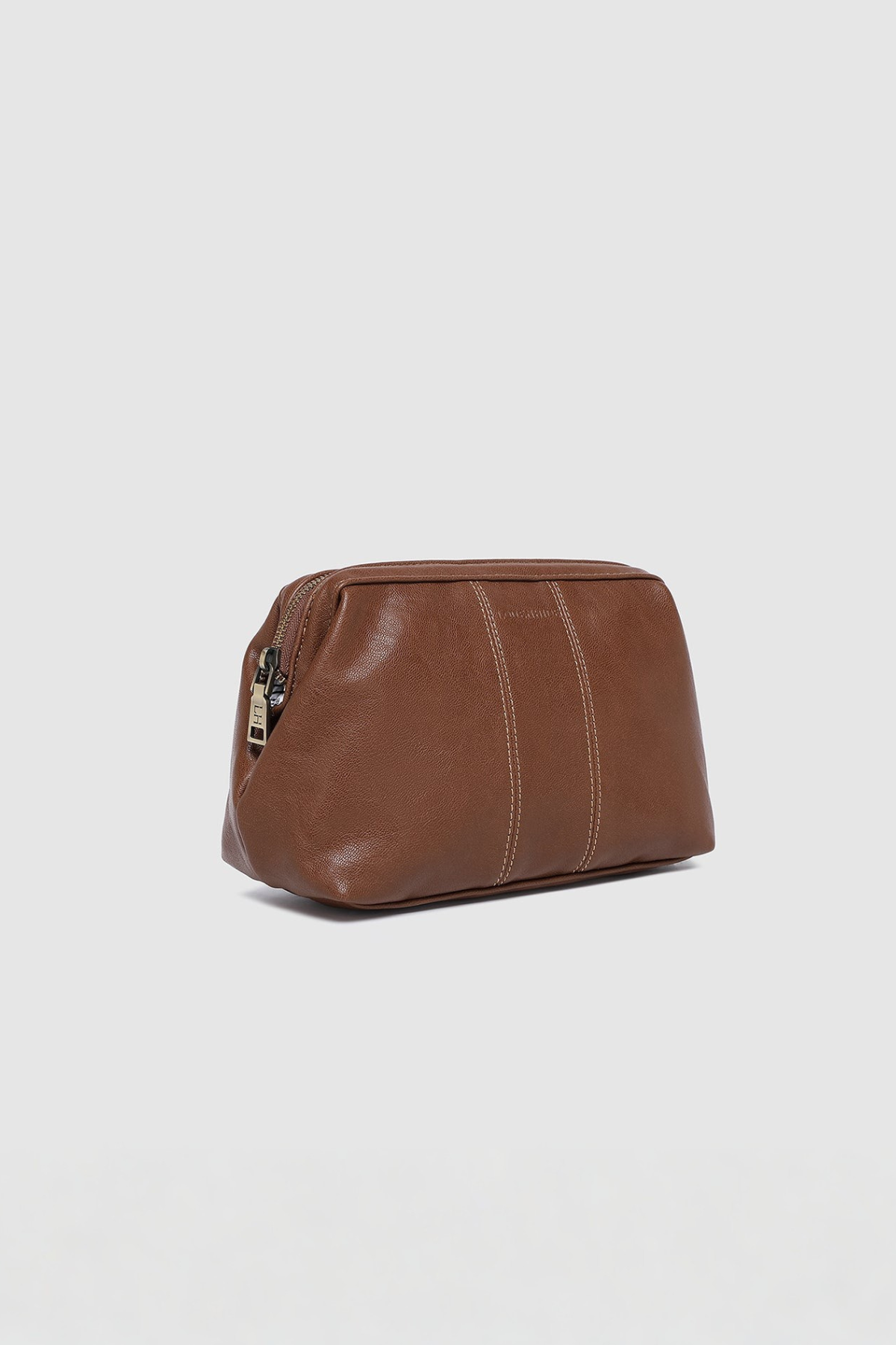 Albie Cosmetic Case Saddle Cognac