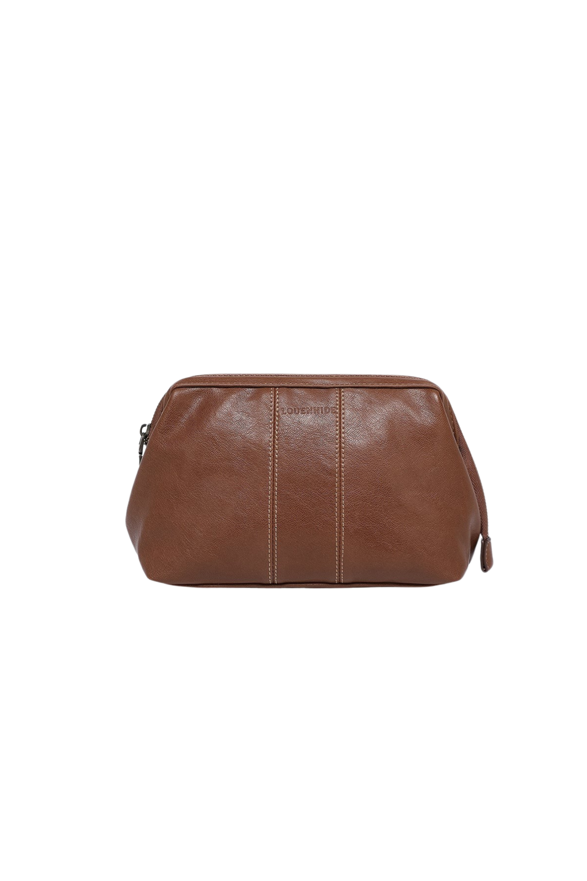 Albie Cosmetic Case Saddle Cognac