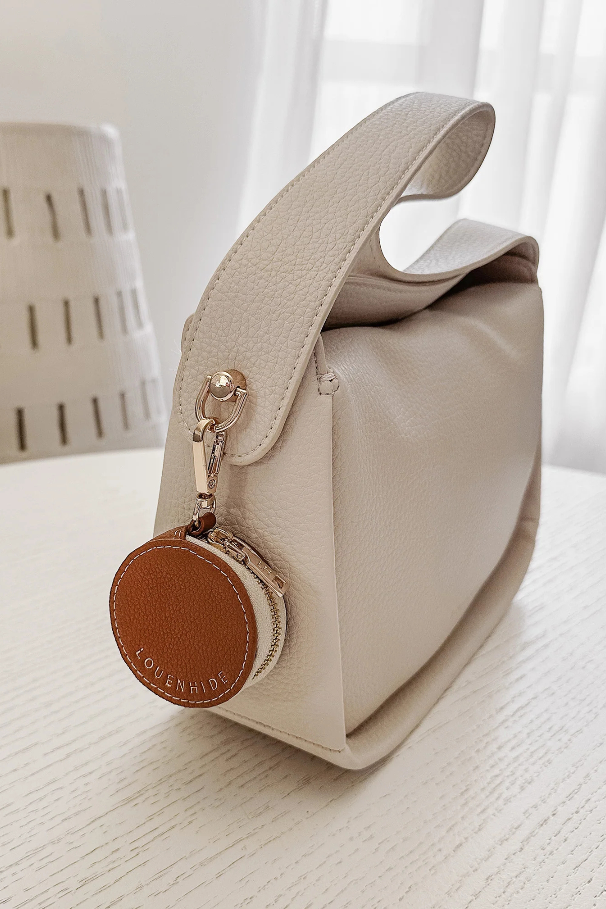 Airlie Bag Charm Tan