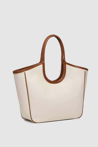 Alexandra Tote Bag Canvas Tan