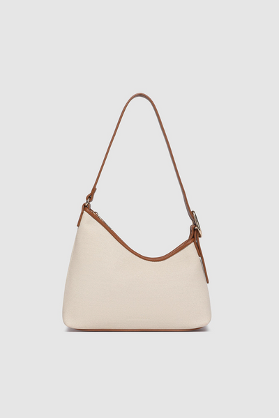 Amelia Shoulder Bag Canvas Tan