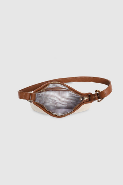 Amelia Shoulder Bag Canvas Tan