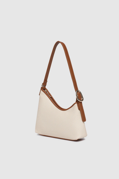 Amelia Shoulder Bag Canvas Tan