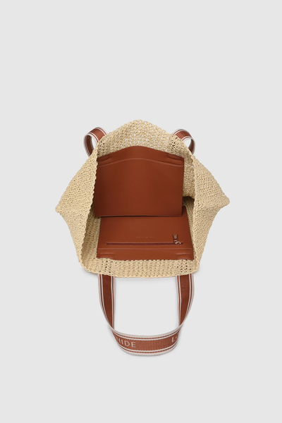 Bali Beach Bag Natural Tan Raffia