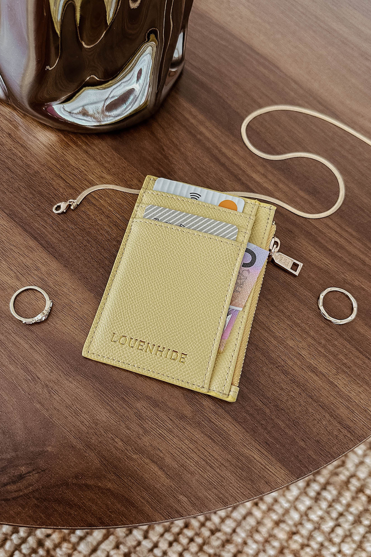 Cara Cardholder Butter Yellow