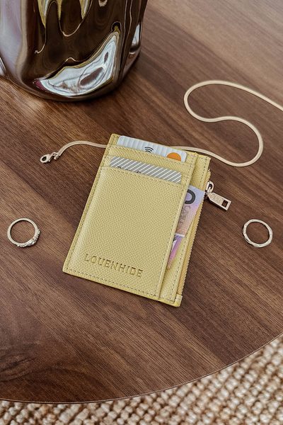 Cara Cardholder Butter Yellow