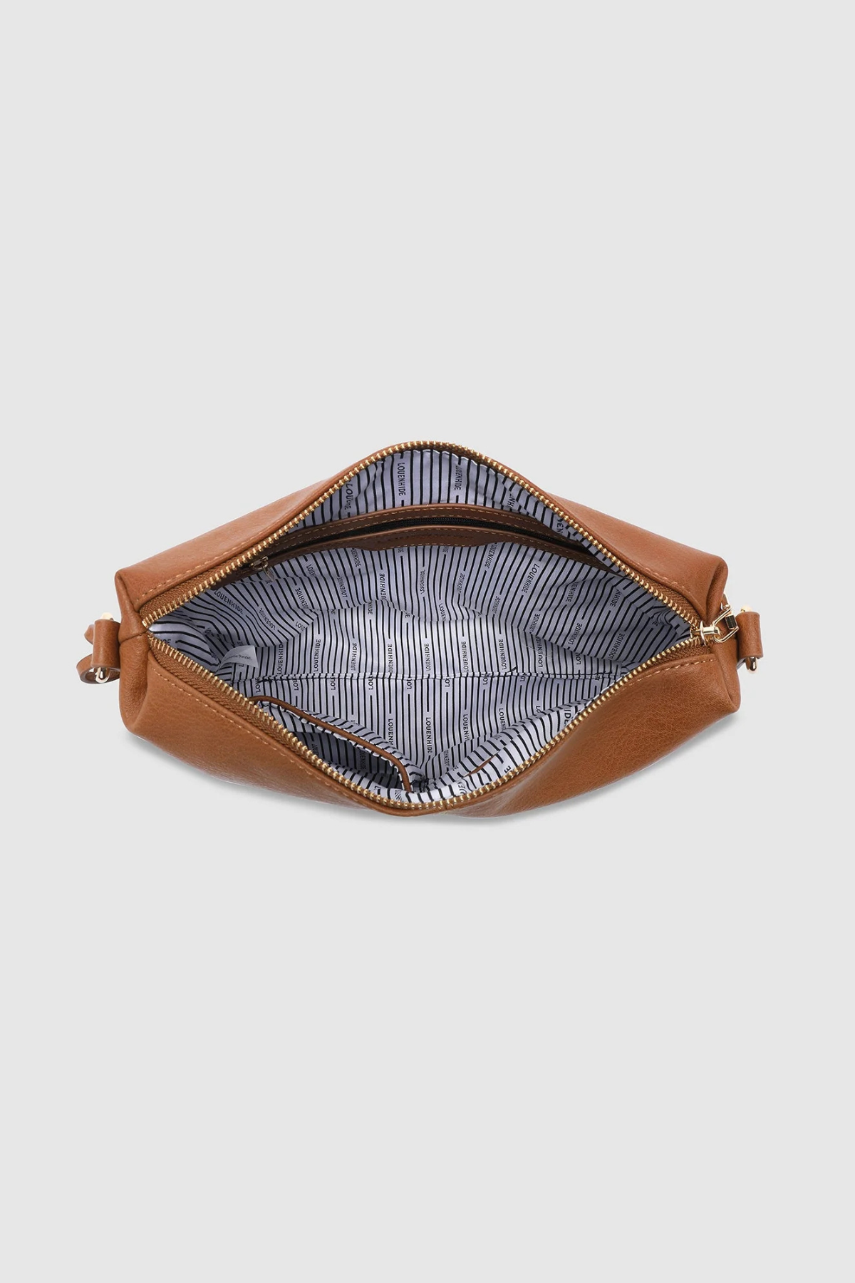 Daisy Stripe Crossbody Bag Tan