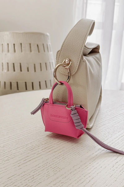 Gina Bag Charm Hot Pink