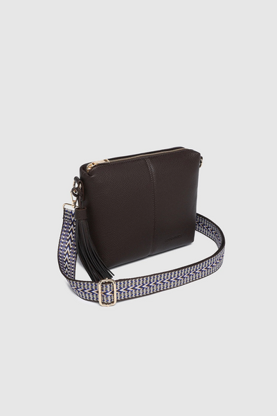 Kasey Chocolate Crossbody Bag