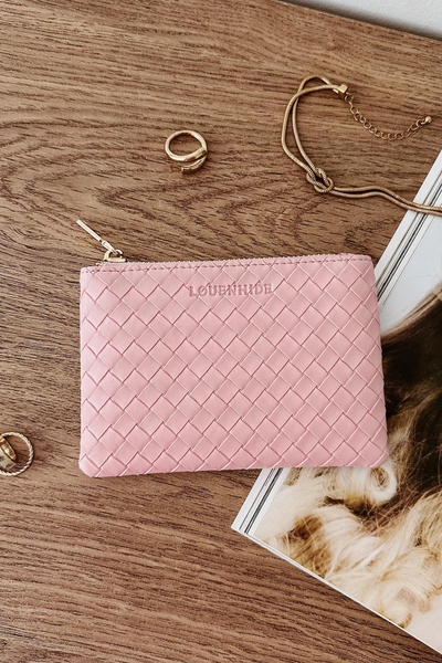 Kuta Purse Woven Pink