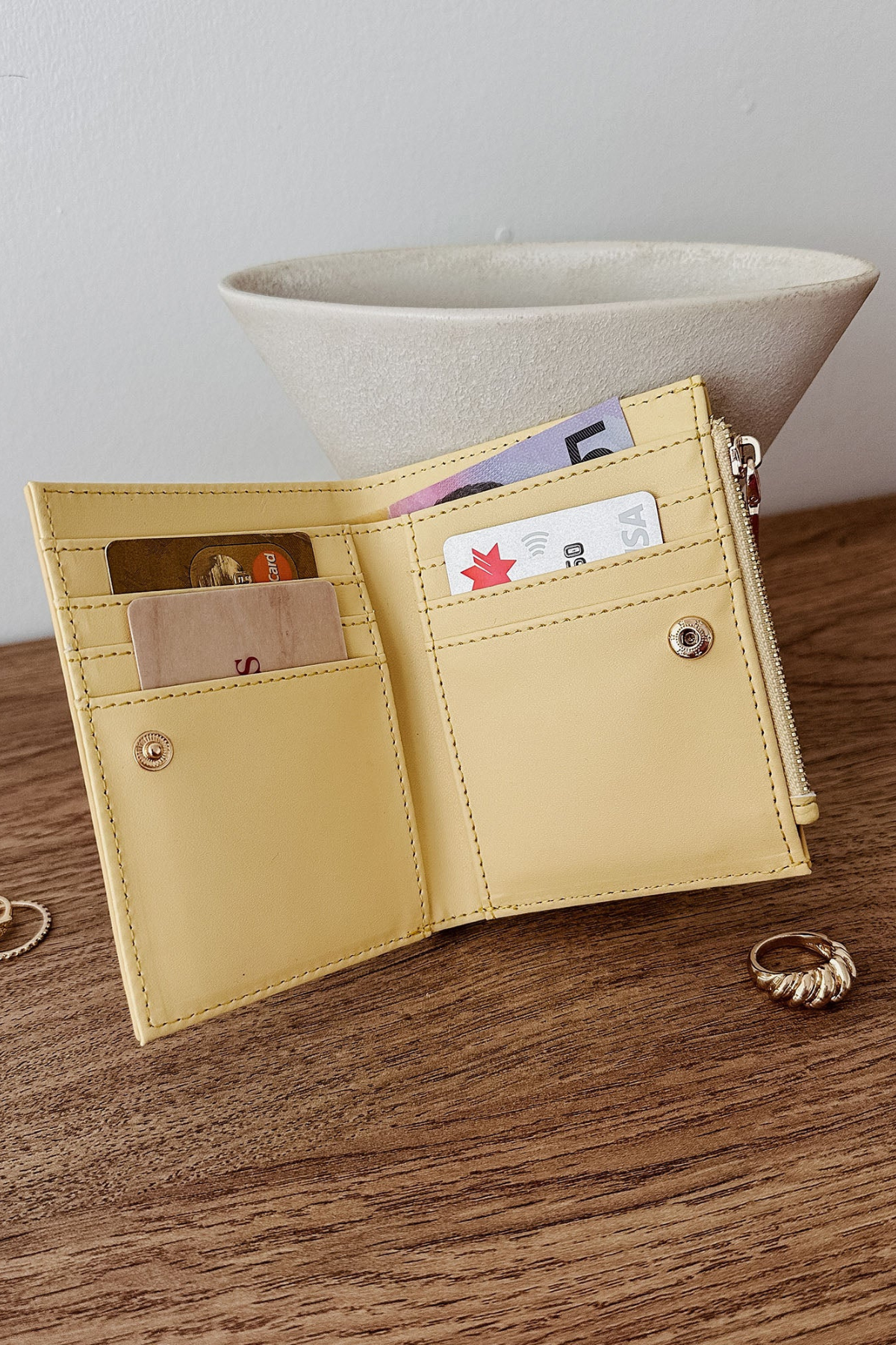 Lily Wallet Butter Yellow