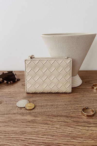 Lily Woven Wallet Malt