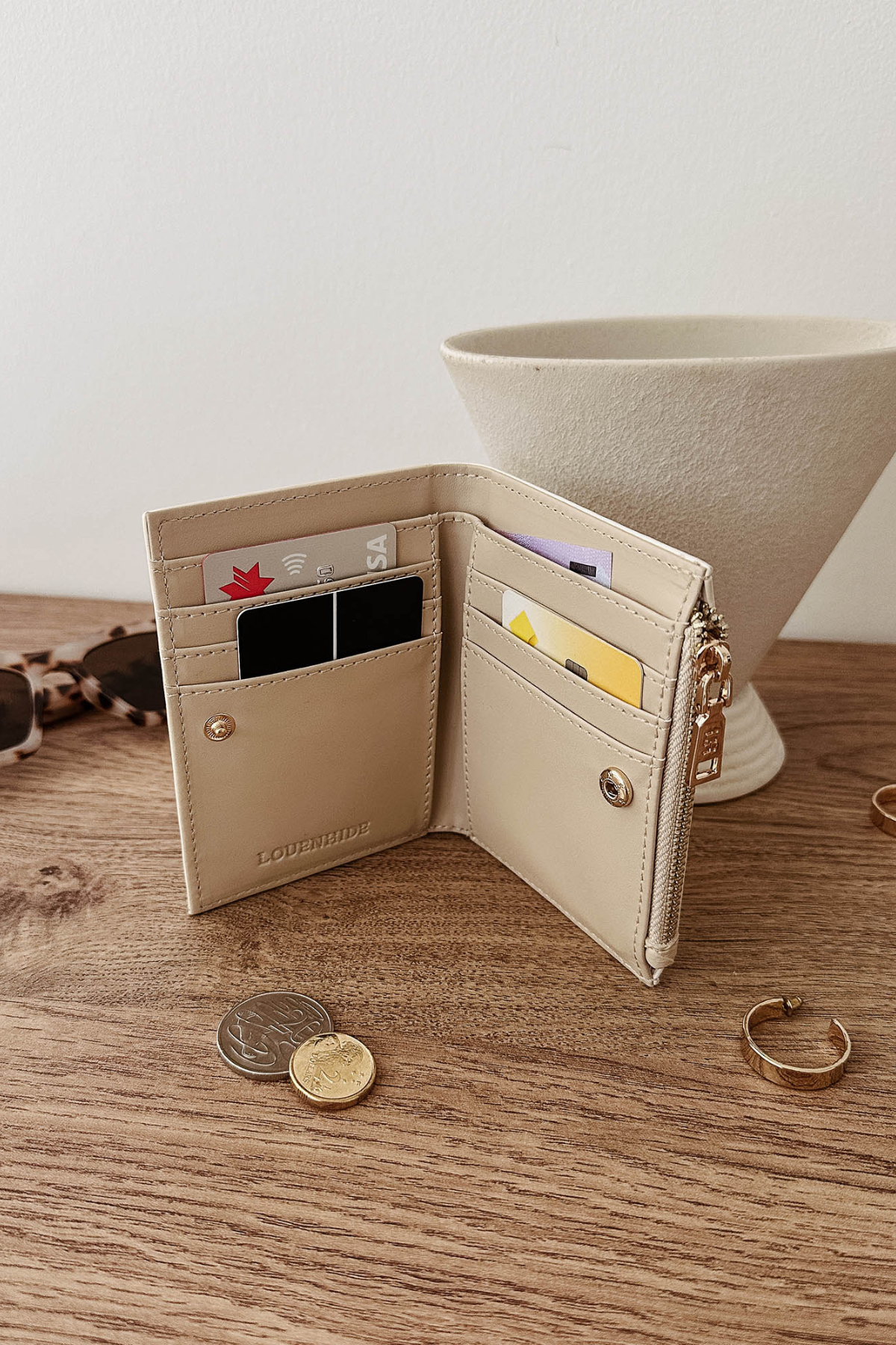 Lily Woven Wallet Malt