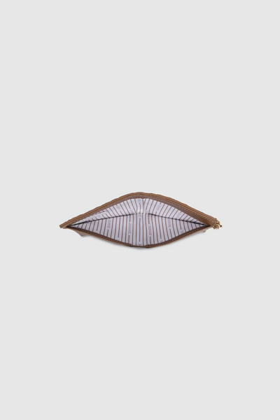 Lily Woven Wallet Tan