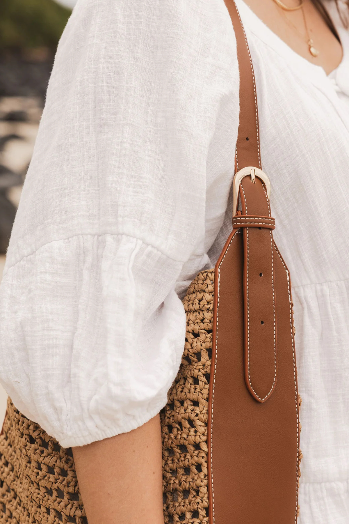 Louisa Shoulder Bag Natural Tan