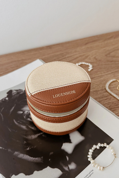 Loz Jewellery Box Canvas Tan