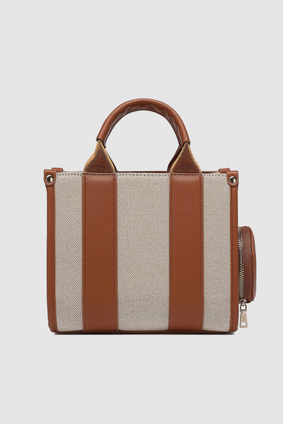 Manhattan Mini Tote Bag Natural Canvas