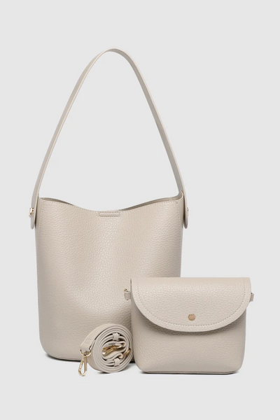 Miranda Bucket Bag Almond