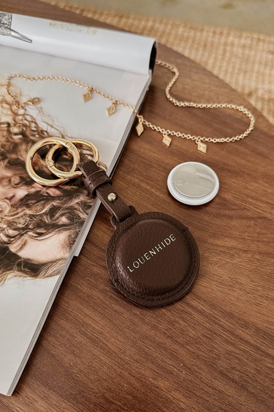 Opal Airtag Case Chocolate
