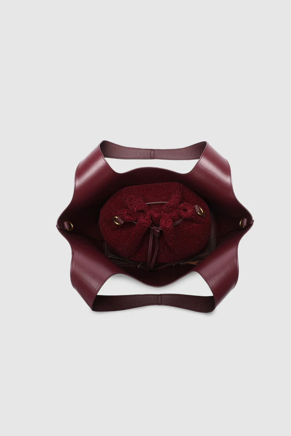 Paisley Handbag Burgundy