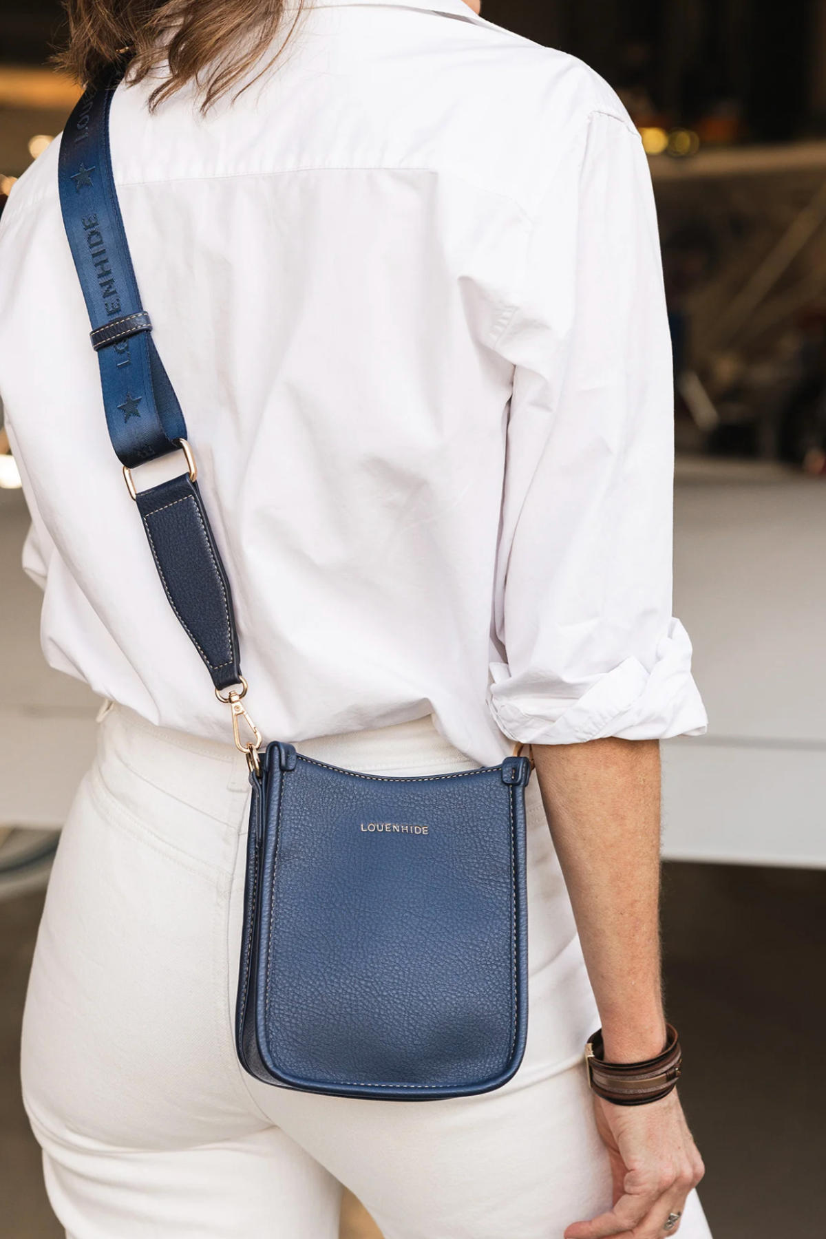 Parker Phone Crossbody Bag Navy