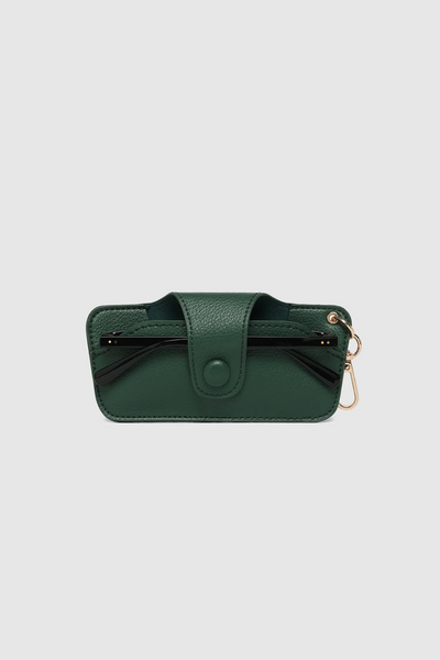 Skittle Sunglass Case Forest Green