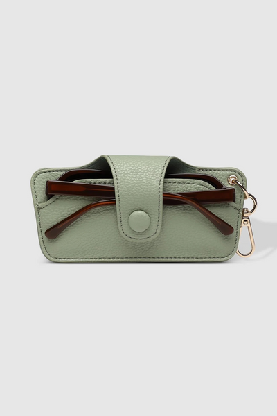 Skittle Sunglass Case Sage Green