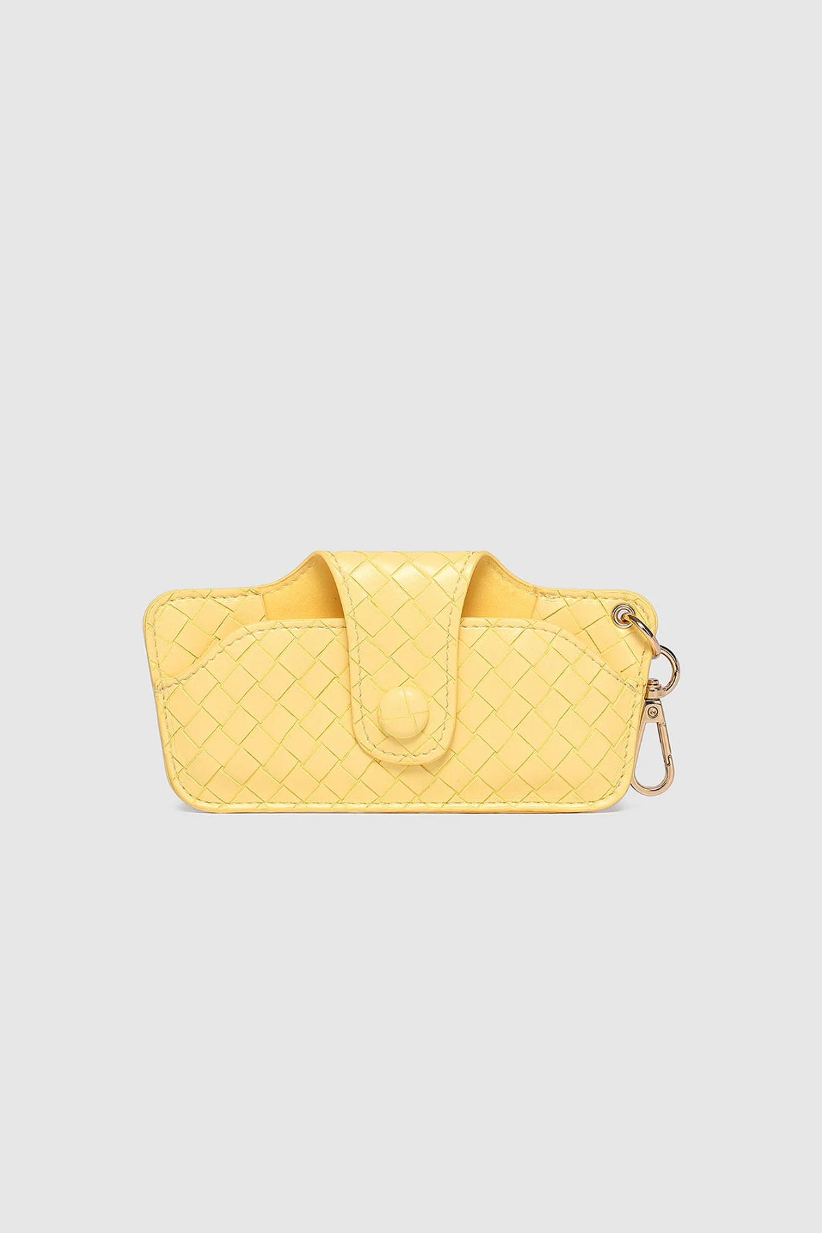 Skittle Sunglass Case Woven Butter Yellow