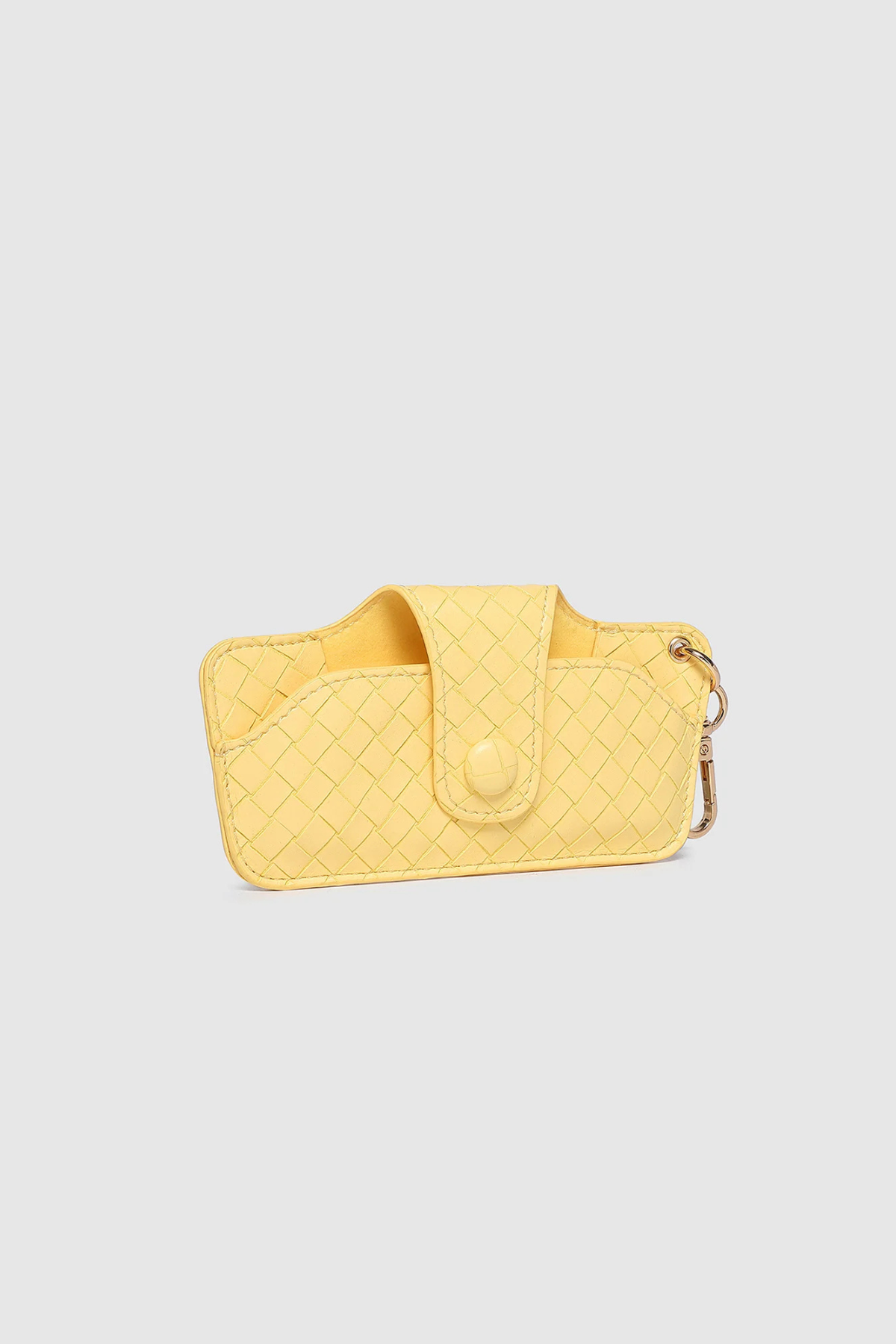 Skittle Sunglass Case Woven Butter Yellow