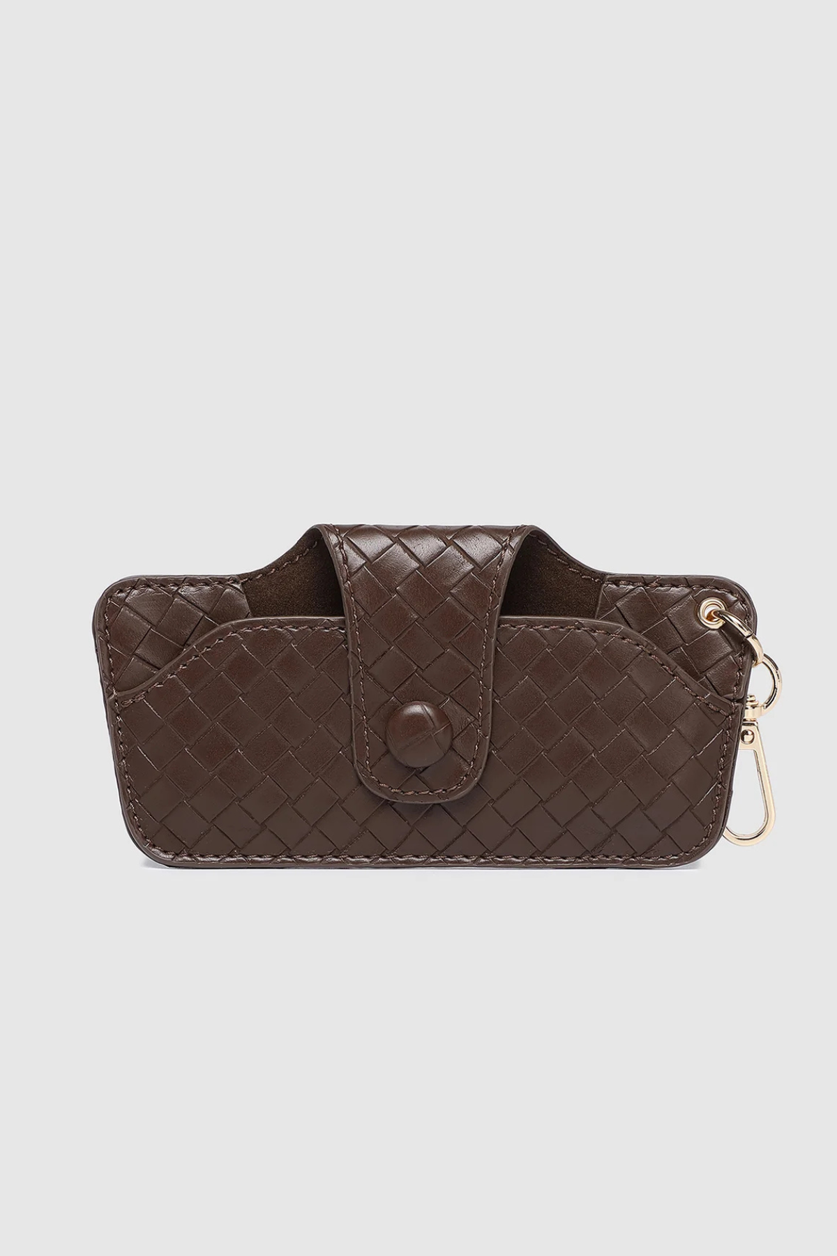 Skittle Sunglass Case Woven Chocolate