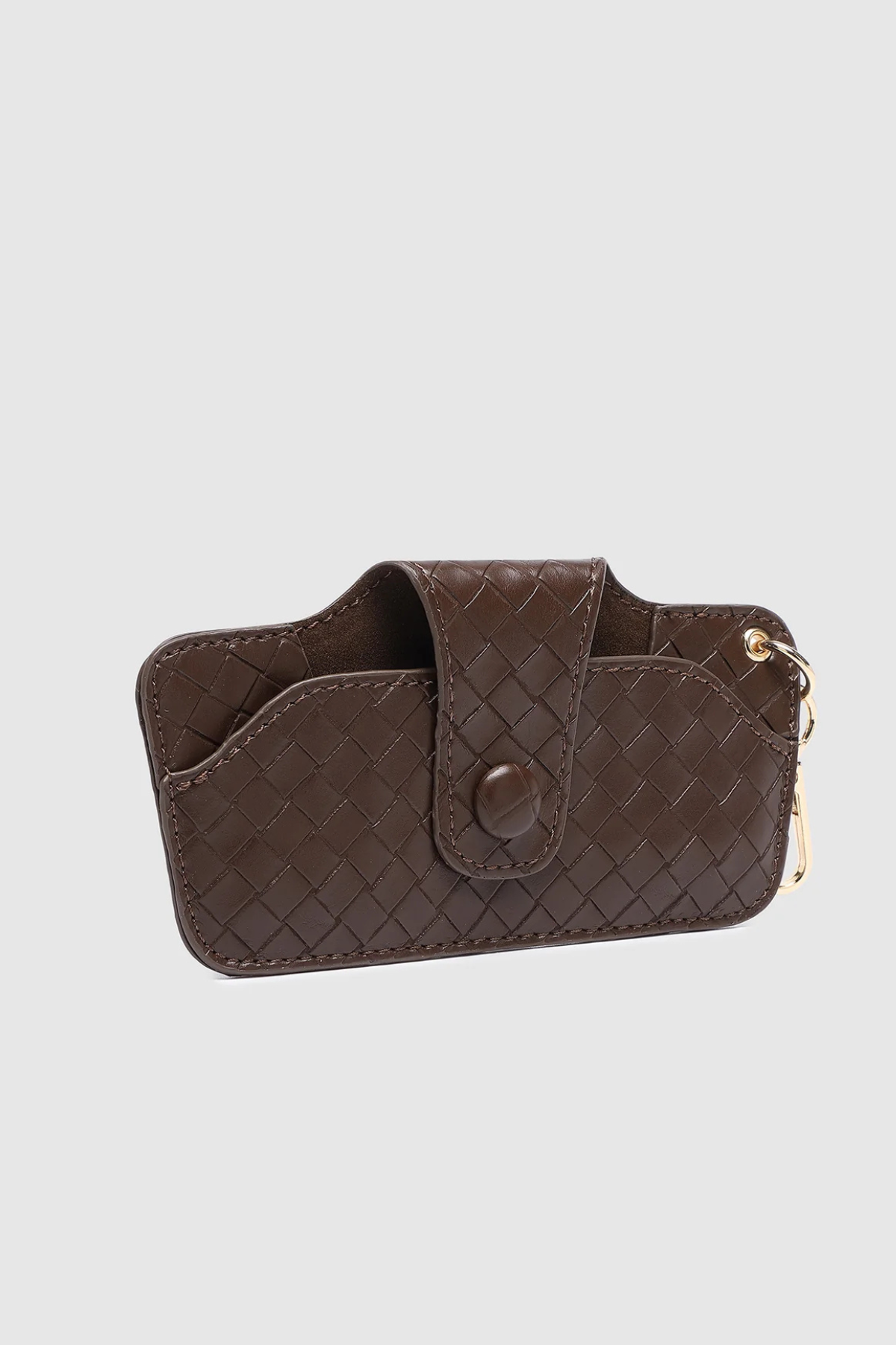 Skittle Sunglass Case Woven Chocolate